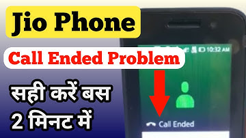 Jio Phone Call Ended Problem Solved 😀 l Jio Phone Me Call Failed Kaise Hataye