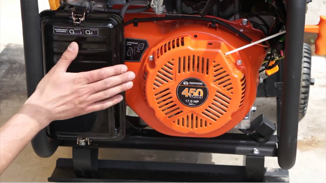 Бензиновый генератор Daewoo GDA 8000E / 8000