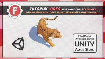 [Unity Tutorial] How to make free tiger model animations more realistic with FImpossible Assets