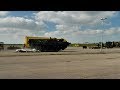 Leopard 2 recovery tank buffel vs two cars  4k60p