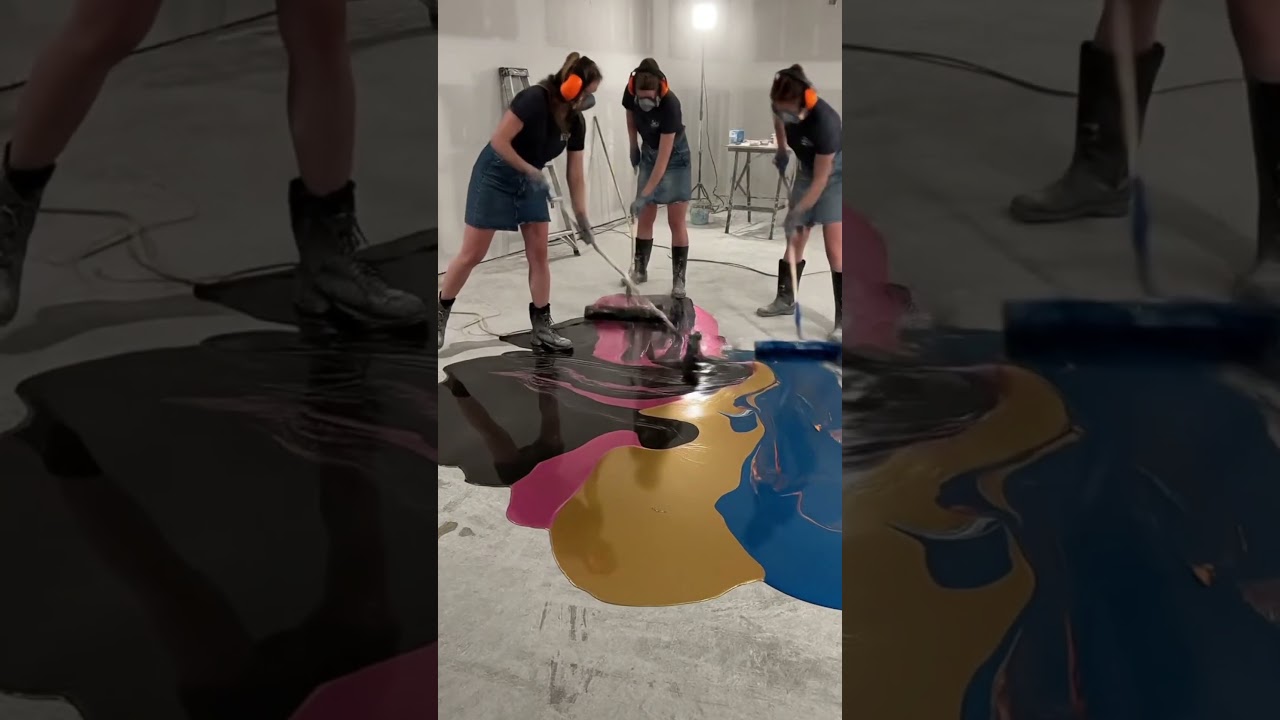 THIS FLOOR IS INSANE 😱 This Basement Floor Changed Everything LuxFloorMagic 