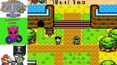 Legend of Zelda: oracle of Ages Crescent Island and moonlit grotto