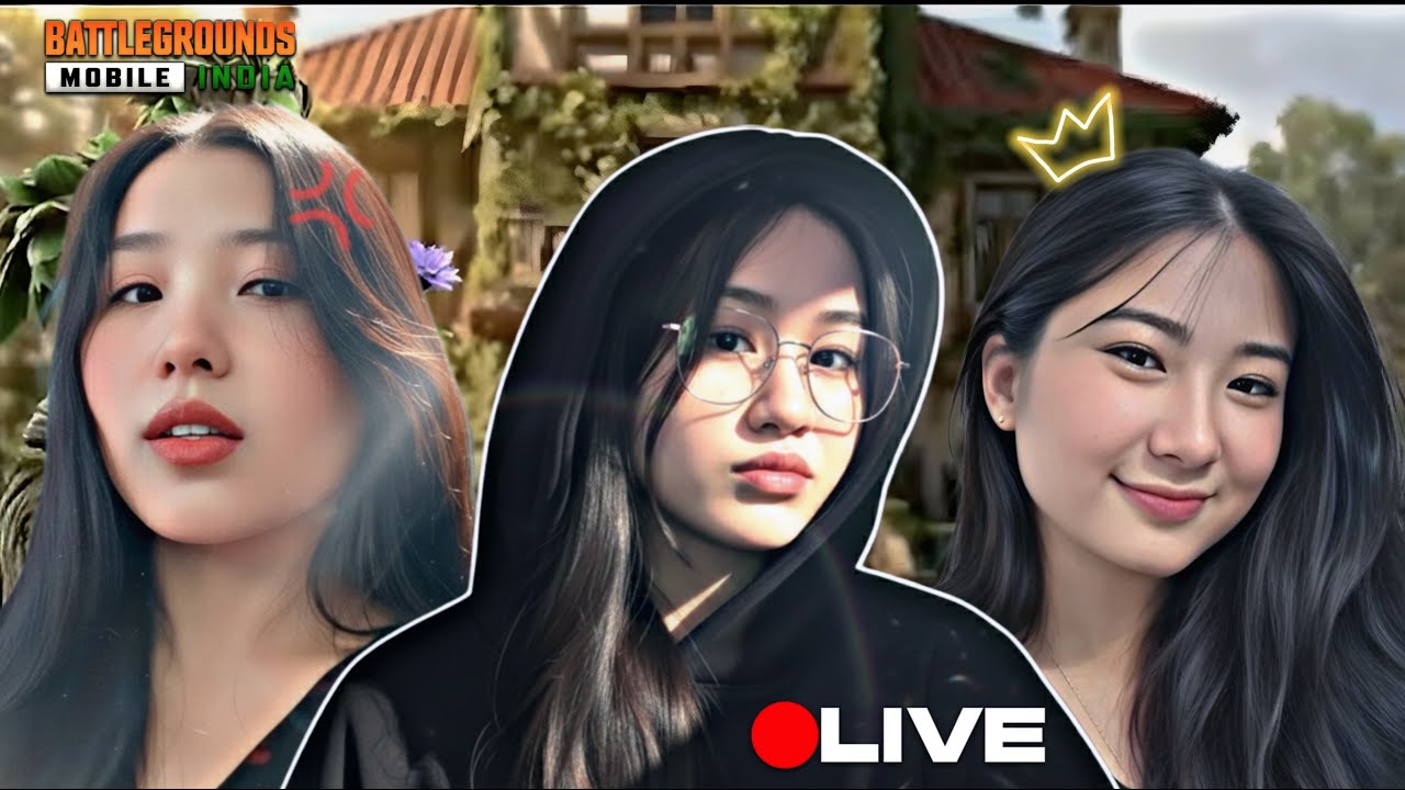 BGMI 4.2 UPDATE with DEADLIEST TRIO❤️‍🔥😂 GIRL GAMER from Nagaland 🇮🇳 