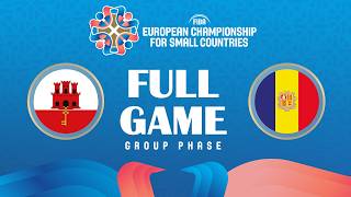 LIVE - Gibraltar v Andorra | FIBA European Championship for Small Countries 2026 | Group Phase