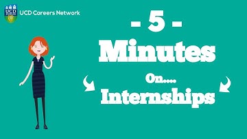 5 Minutes on Careers Series: Internships