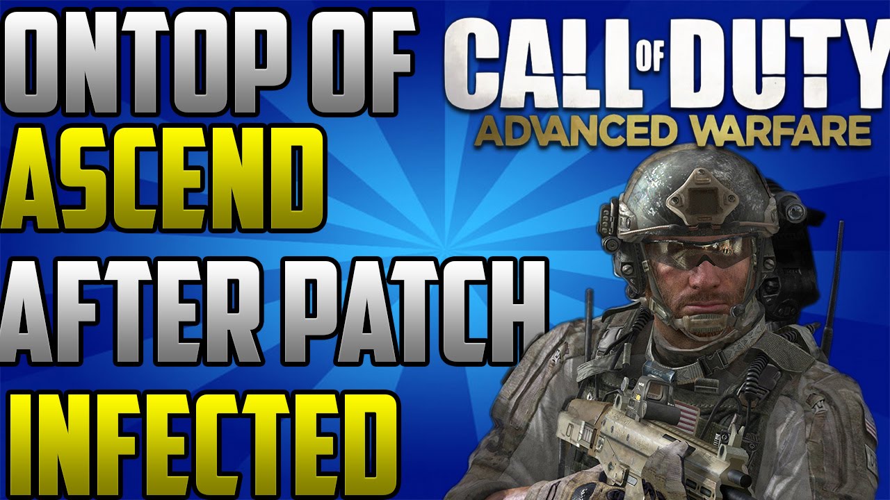 COD Advanced Warfare- Ontop Of Map On ASCEND - (AW Infected Glitches)