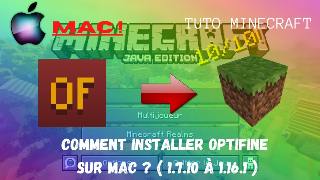 Minecraft - Tuto Comment Installer Optifine Sur Mac ? ( Toutes Versions À Partir De La 1.7.10