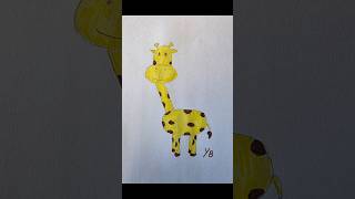einfache Anleitung,  eine Giraffe zu zeichnen