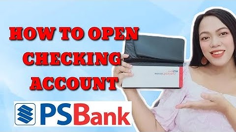 What info do you need to open a checking account