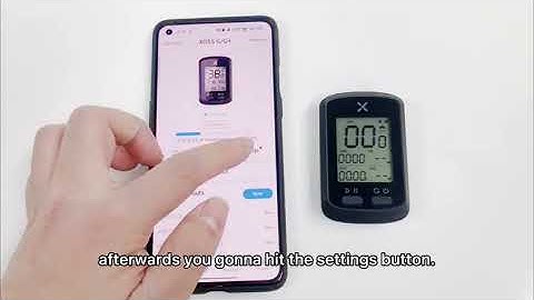 Xoss G+ Firmware Update