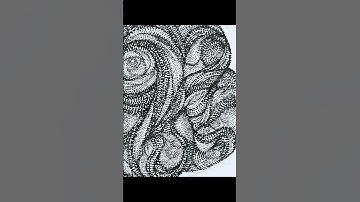 Stippling practice #process #stipplingart #texture #markmaking #abstractart #sketch #pattern #inking