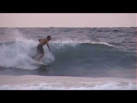 Surfing Curacao Playa Canoa July 2009