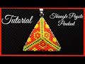 Triangle Beaded Pendant - Peyote Stitch Tutorial