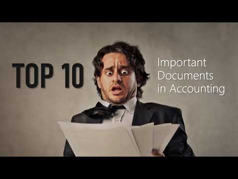 Video: What Are The Most Important Accounting Documents