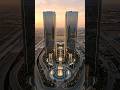 Dubai’s Twin Towers Rise from Sand to Skyline 🌆 #timelapse #dubai #constructiontimelapse #viral 💯❤️