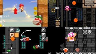 [SMM2] 4 Kaizo Khaos Levels - Compilation