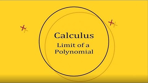 The Limit of a Polynomial - Calculus