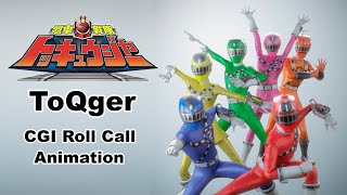 Ressha Sentai ToQger Roll Call (3D Animation) - Super Sentai CGI