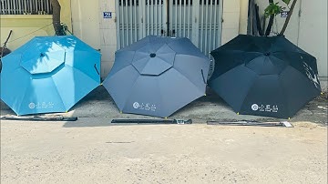 (Video 32) Ô Dù Câu Cá, che nắng, mưa tiểu phượng hoàng giá 650k lh: 090.338.4246