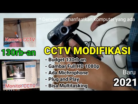 Modifikasi Webcam jadi CCTV Murah I dengan memanfaatkan komputer yang ada