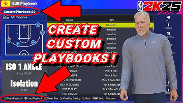 Create & Save CUSTOM Playbooks In NBA 2K25 ! | Custom Playbook Tutorial