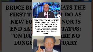 Bruce Blakeman stated he would end New York's sanctuary status if elected governor