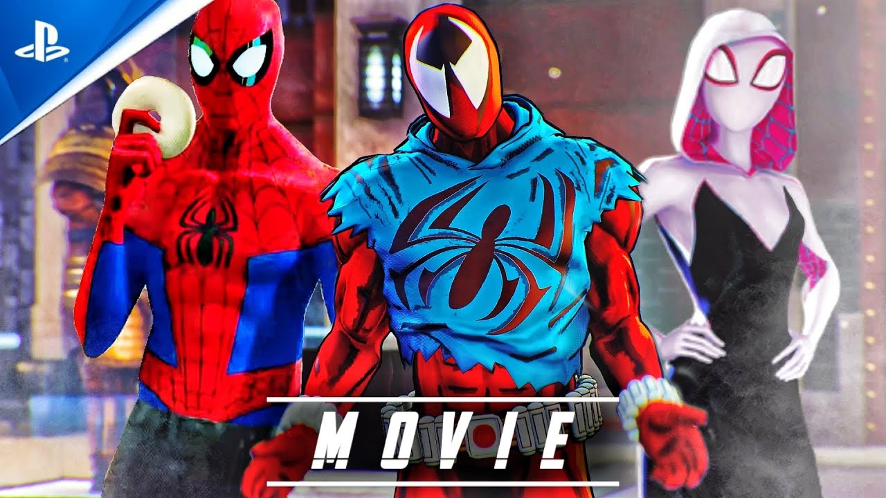 NEW ATSV Scarlet Spider Suit FULL MOVIE Cinematic PS5 All Cutscenes & Ending - Spider-Man PC Mods