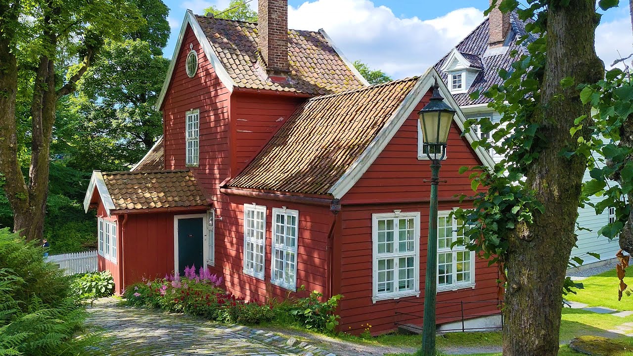 Bergen / Norwegen (4K-Video, kommentiert)