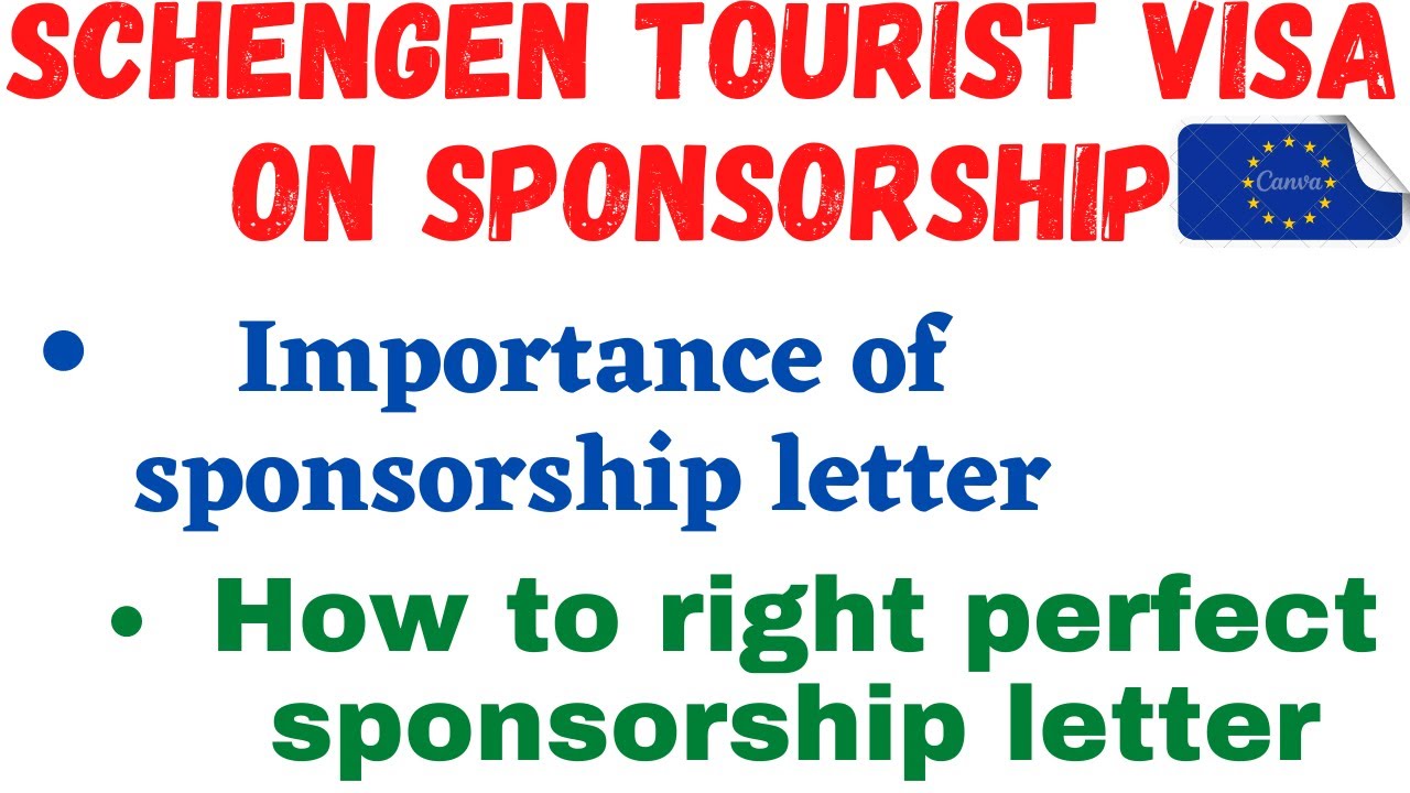 schengen tourist visa sponsorship letter