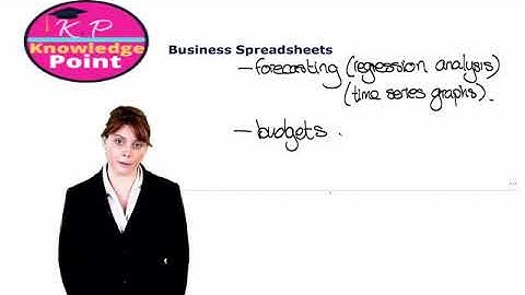 ACCA F2 - Lecture 61 -  Business spreadsheets