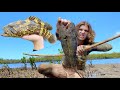 Primitive Bowfishing COD & Flathead Catch and Cook! (Australia's RAREST FISH)