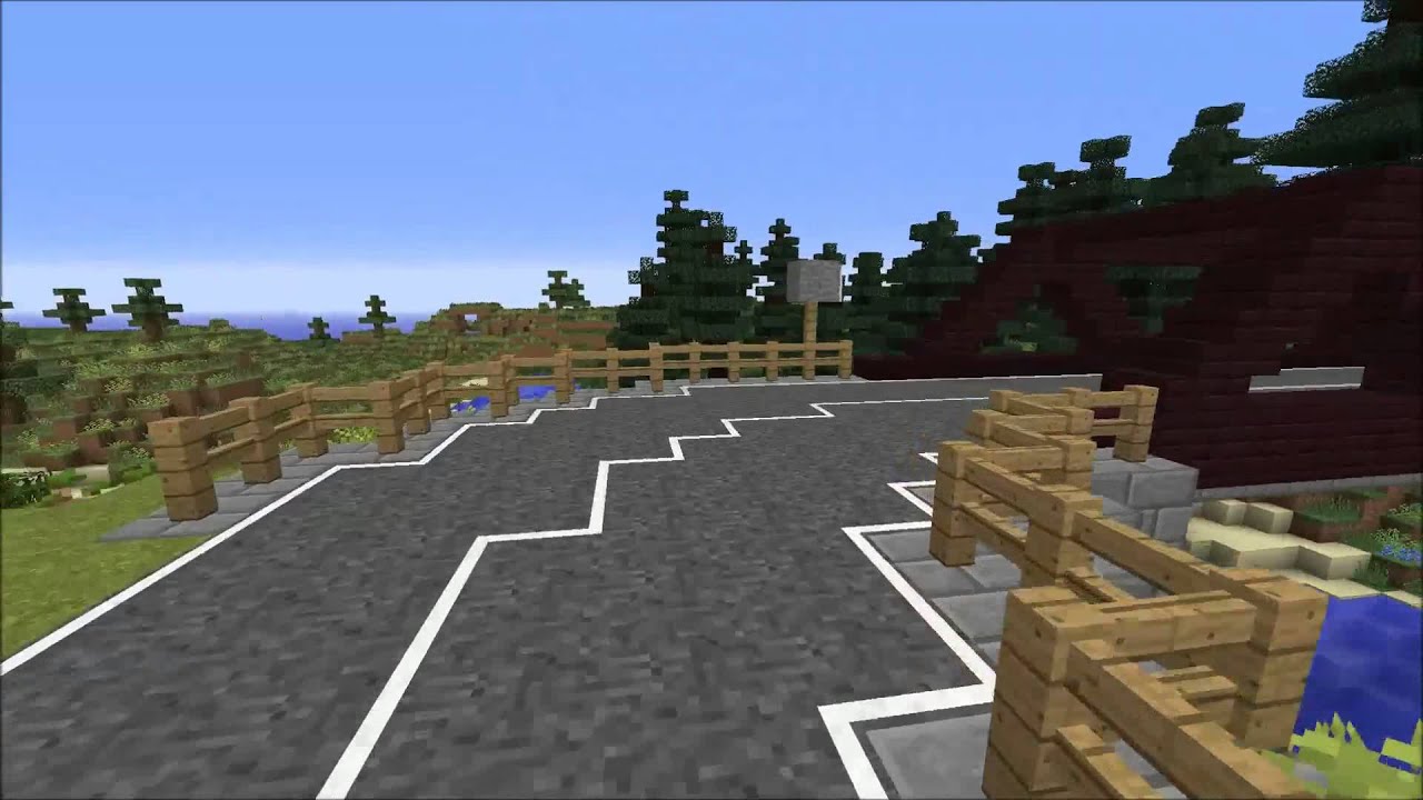 Roads in minecraft [major project] #5 - YouTube