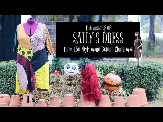 Making Sally's Dress | The Nightmare Before Christmas Sally Cosplay -  YouTube