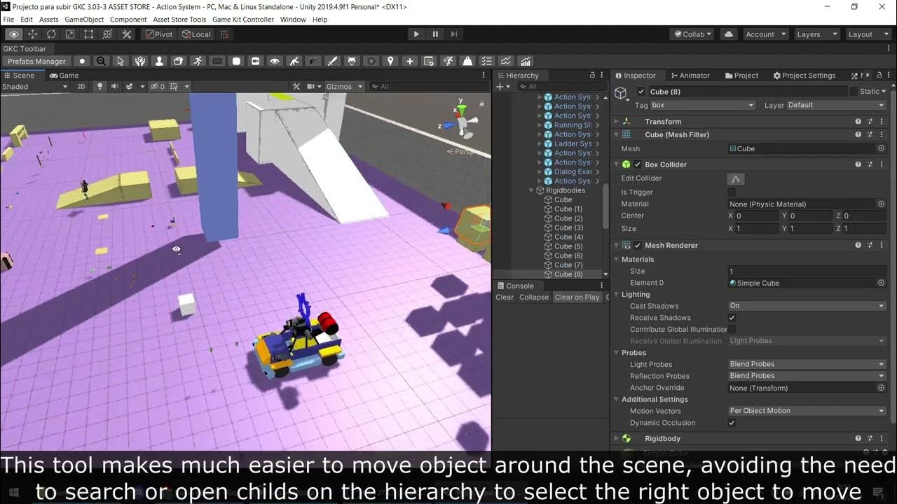 Game Kit Controller (GKC) Tutorial Object Placement Tool (move objects