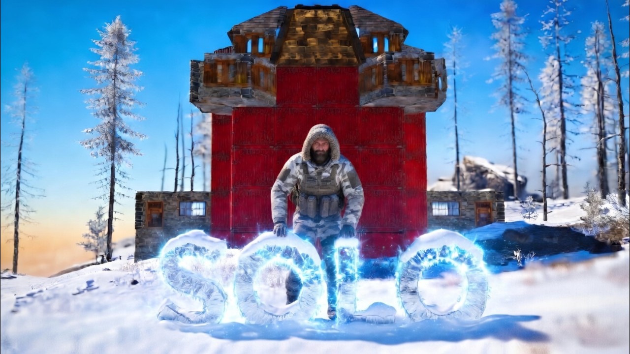 Deep Snow Rust I Built a SOLO FORTRESS in the Deep Snow - Rust - YouTube