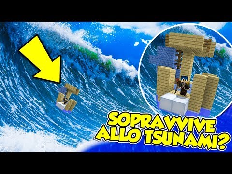 Minecraft ITA - La NOSTRA barca CONTRO lo TSUNAMI!! - W/Lyon