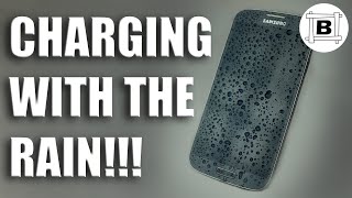 Rain Gutter POWER #4 - Charge a Smartphone With The RAIN!!!