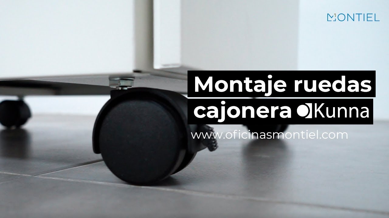 ▷ Cajonera de Oficina Gris con Archivo de Kunna - Muebles Montiel