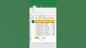 Total value of specific criteria using subtotal formula| Advanced Excel Tips and Tricks #shorts