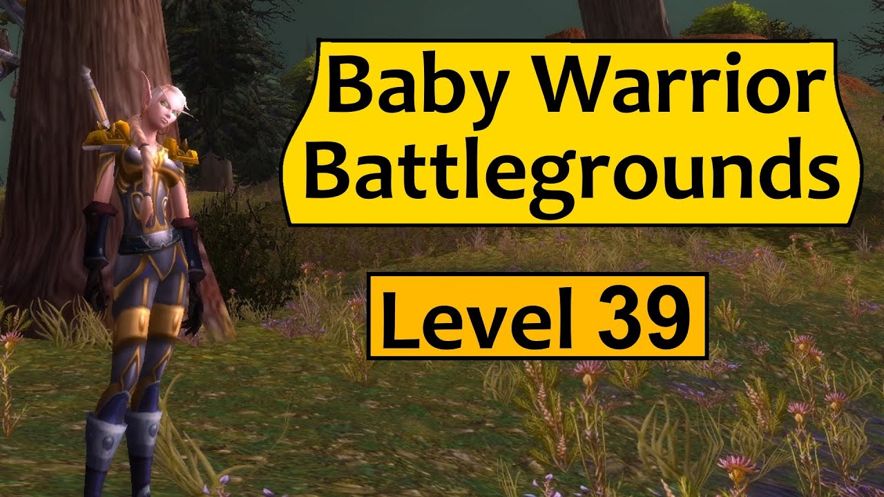 gaming logo Baby Arms Warrior Battlegrounds - Level 39 WoD Warrior PvP