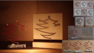 laser cutter project - christmas trees