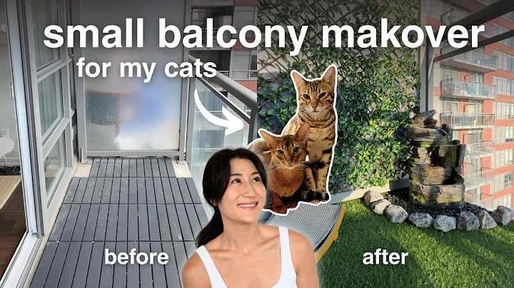 Transforming my small apartment balcony into a backyard for my cats — Renter friendly! thumbnail