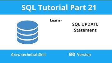 How To Update Existing Data From Tables | SQL UPDATE Statement | In Hindi | Part -21 | SQL Tutorial