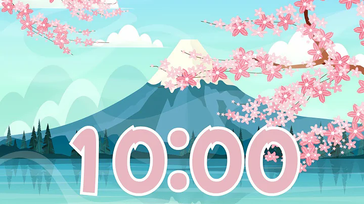 🌸 10-Minute Spring Cherry Blossom Countdown Timer | Relaxing Piano Music 🌿🎶 #timer