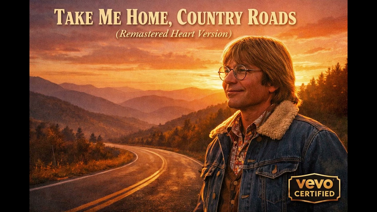 Take Me Home, Country Roads (Remastered Heart Version) | John Denver Emotional Folk Country Ballad 🎸