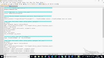 RPA -TagUI Fetch Excel Data using Python