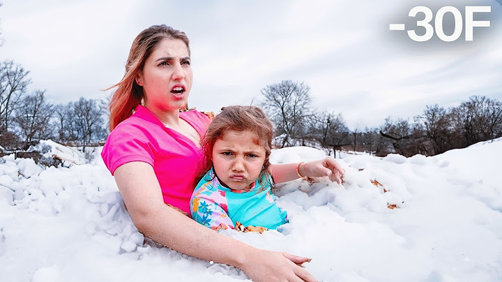 MOM AND BABY TRAPPED IN SNOW!
