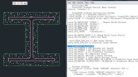 Steel2K AutoCAD Plugin: Steel Shape Fire Proofing and Settings