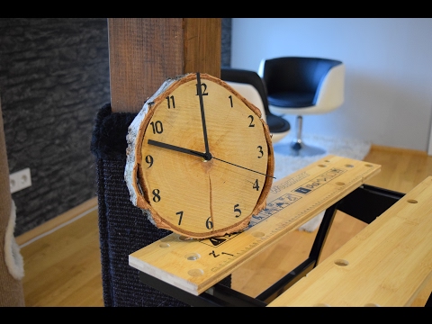 DIY WOOD CLOCK / UHR SELBER BAUEN / EINE WANDUHR AUS HOLZ SELBER MACHEN / HOW TO / UPCYCLING