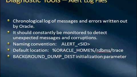 Diagnostic Tools and Oracle Listener Part 1 of 7